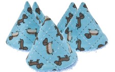 Pee Pee Teepee Baby Boy Diaper Change Shields Washable 5 Pack 2x2.75 Inch