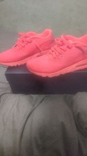 Sneakers Nike Air Max 90 rosse arancioni usate