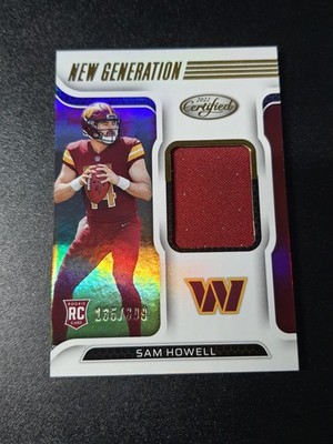 Sam Howell - Certified 2022 - Commanders - New Generation - Patch - RC - /399