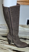 Kaya Knee High Brown Suede Boots Women's Size 10