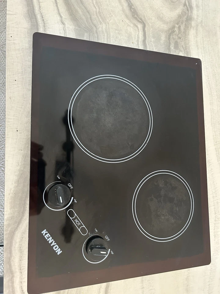 Cocina eléctrica Kenyon de 2 quemadores de acero inoxidable Foto 2 de 4