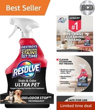 32oz Ultra Pet Carpet Cleaner Effective Odor Remover for Carpets Upholstery