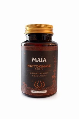 Maia Nattokinase 5000 FU   Natural Circulation Support   30 Caps   Fast Shipping