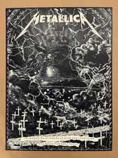 Metallica 40 Years For Whom The Bell Tolls 18x24 Poster #554/1000