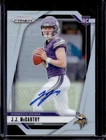 2024 Prizm J.J. McCarthy Auto RC Silver Rookie #400 Vikings
