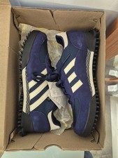 Adidas  Marathon Tr Trainers Navy Grey Suede Retro UK 9.5
