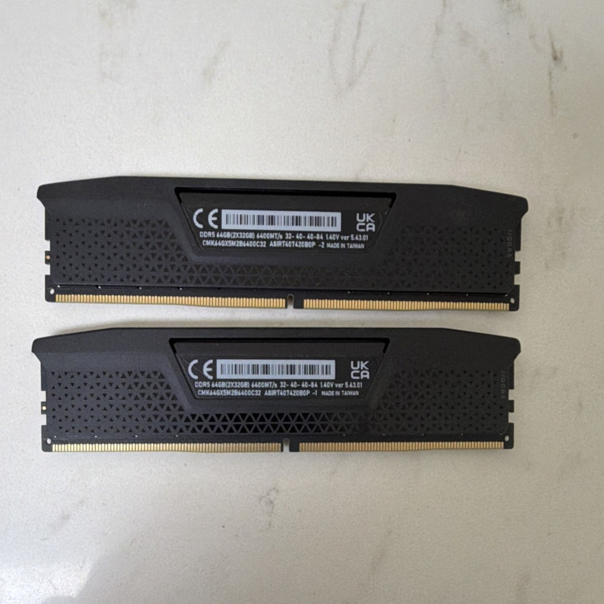 Corsair Vengeance DDR5 SDRAM 64GB (2x32GB) 6400MT/s 32-40-40-84 | eBay