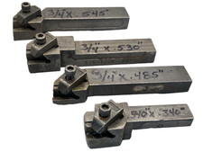 Lot of 4 Kennametal NSR-123B Top Notch 3/4" Indexable Grooving Tool Holders