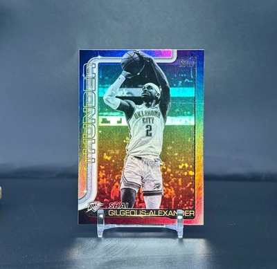 #ad SHAI GILGEOUS ALEXANDER 2025 26 Topps Basketball Thunder MVP BLACKOUT $4.99