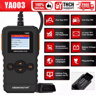 2025 Car OBD2 Code Reader Scanner YA003 Professional Check Diagnostic Tool