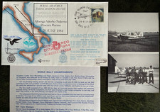 RAF Cover - RAF Take Part in World Rally Championships, Italy 1984 - Signed