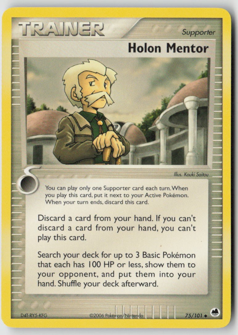 Holon Mentor 75/101 - Dragon Frontiers Normal - PTCG - LP