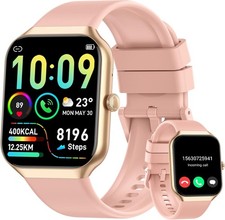 Smart Watch for iPhone SE 2022 Answer/Calls Heart Rate Fitness Waterproof