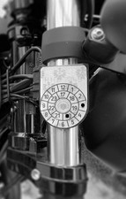 Motorrad Pickerlhalter Prüfplakettenhalter P...
