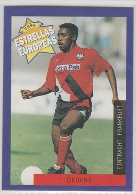 1996 PANINI / ESTRELLAS EUROPEAS OKOCHA EINTRACHT FRANKFURT CARD NO 78