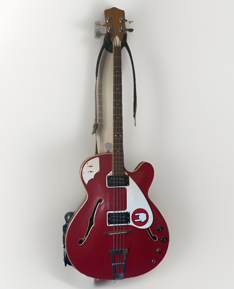 Vintage Framus Star Bass 5/149 Red Hollow Body E-Bassgitarre