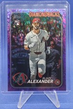 2024 Topps Update #US197 Blaze Alexander Purple Holofoil /799