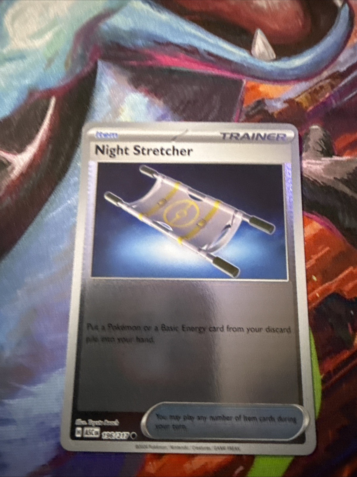 Pokemon Night Stretcher 196/217 Ascended Heroes Reverse Holo Near Mint