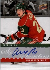 2008-09 Upper Deck Signature Sensations #SS2KA Petr Kalus Auto - HKY