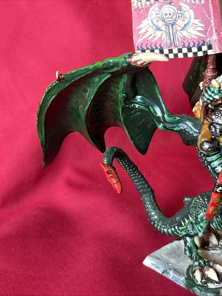 Azhag The Slaughterer On Wyvern Well Painted OOP Metal Warhammer Fantasy (U9463) - Image 4 of 4