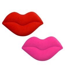 Sofa Cushion Decorative Pillows for Bed Big Lip Shaped Cushions Aesthetic Throw