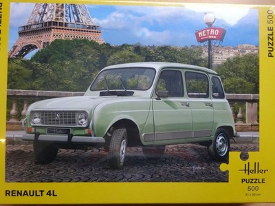Puzzle 500 Teile Renault R4 4L 47x33cm Auto Heller
