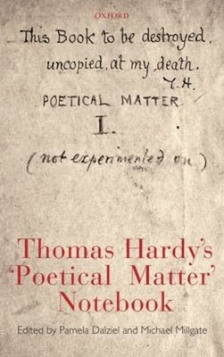Thomas Hardy's 'Poetical Matter' Notebook Hardcover