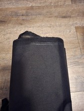 Outdoor Canvas Waterproof Fabric 600 Denier Blocks Heat 60" wide 3/4 yard Black