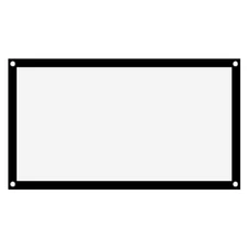 HD Portable Projector Screen 16:9 Non-Crease Projector Movies Screen 40inch -...