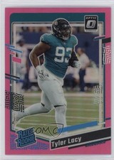 2023 Panini Donruss Optic Rated Rookie Pink Prizm Tyler Lacy #253 2l4
