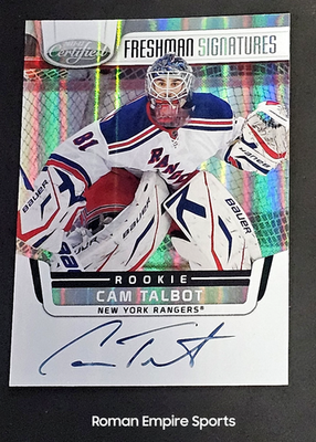 #ad #ad 2011 12 Certified Freshman Signatures Cam Talbot #190 Rookie Auto RC Autograph $10.13
