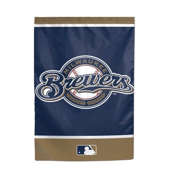 Milwaukee Baseball Garden Style 2 Sided Flag
