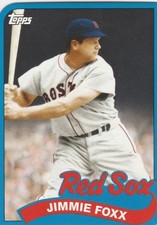 2014 Topps Baseball 1989 Mini Die Cut #22 Jimmie Fox Red Sox