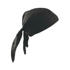 Occunomix TN6-06 Deluxe Protective Tie Hat with Elastic, Black