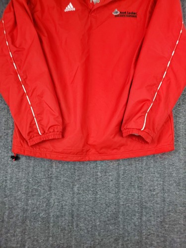 Vintage Adidas Team Footlocker CC Championships Jacket Large Red Windbreaker - Picture 4 of 11