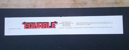 EQUABLE V RARE 1973 ARABIC EDITION BOARD GAME NEW! ESA CREATIVE LEARNING) - Picture 6 of 6