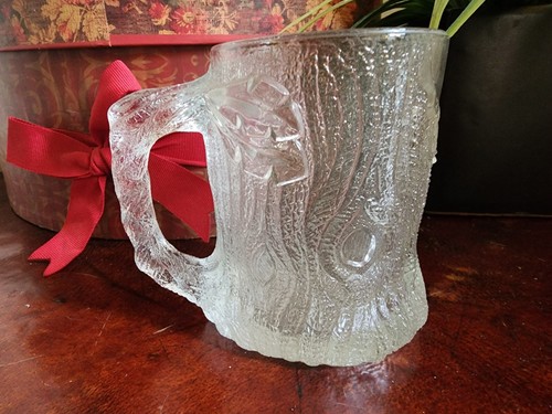 Vintage 1993 " The Flintstones " Movie / McDonalds Promo Glass Mug Cup - Picture 2 of 4