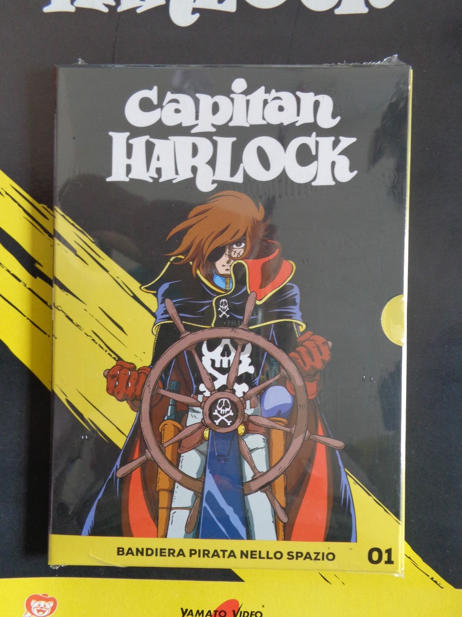 DVD N° 1 CAPITAN HARLOCK BANDIERA PIRATA NELLO SPAZIO GAZZETTA