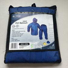 UPC 043311000086 product image for Onyx PVC Adult Size Large RainSuit | upcitemdb.com
