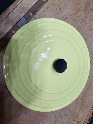 New Le Creuset Lid 11.5'' Cast Iron Yellow Finally Replace That Missing Lid Round