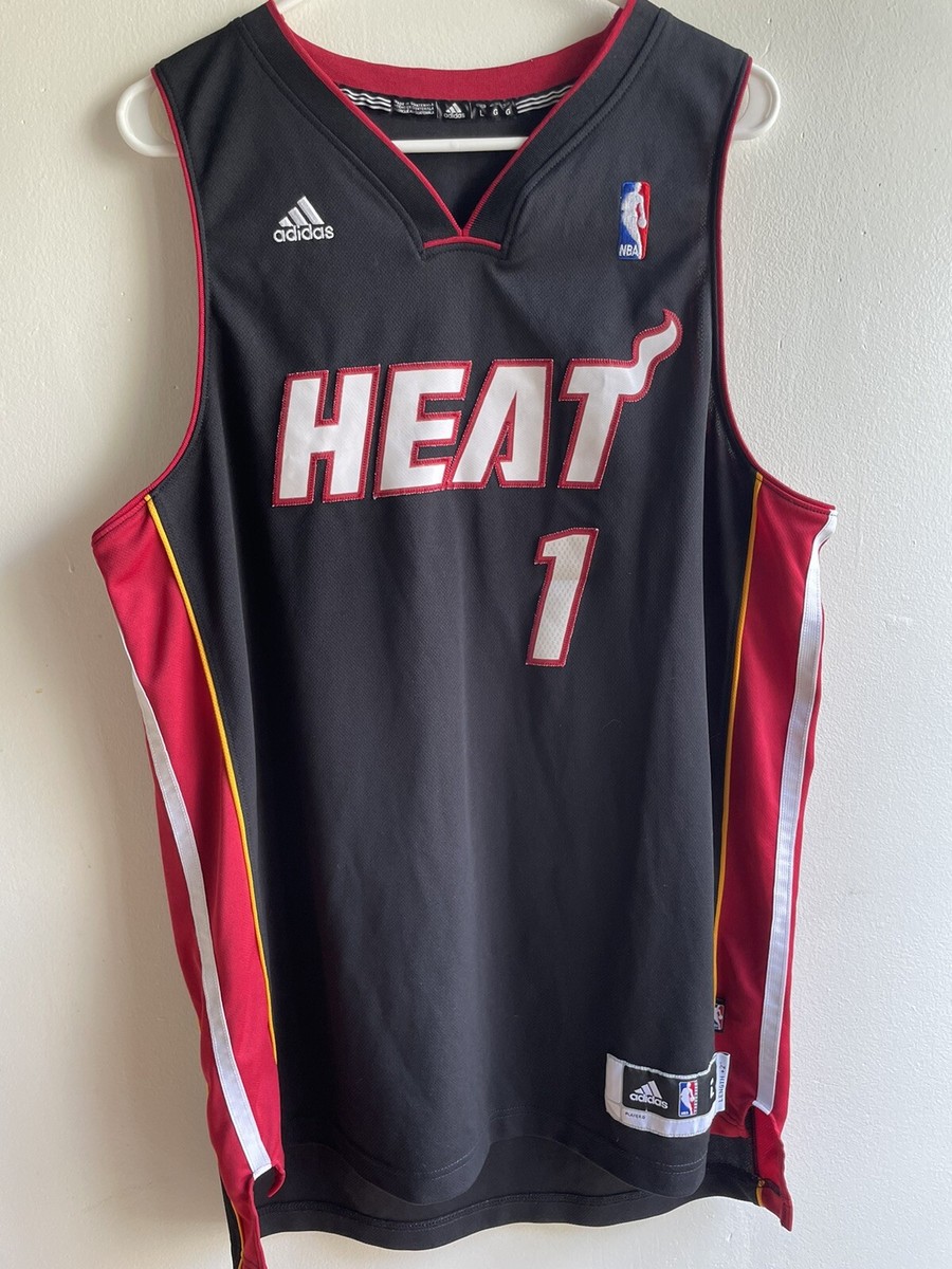 Chris Bosh Miami Heat #1 NBA Adidas Jersey Adult Size XL +2 Length
