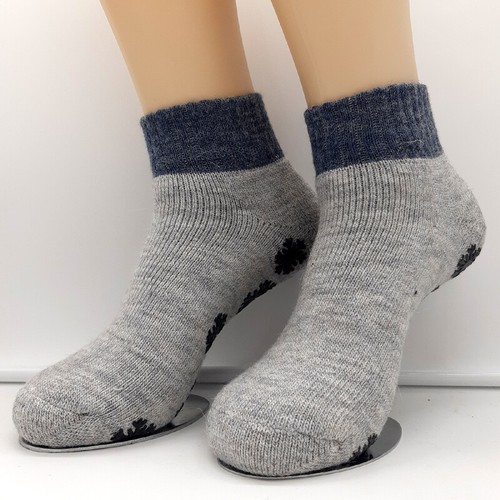 1-3 PAAR THERMO-Wollsocken Innen Geraut Mit ABS Mit 63%Wolle, 10,95