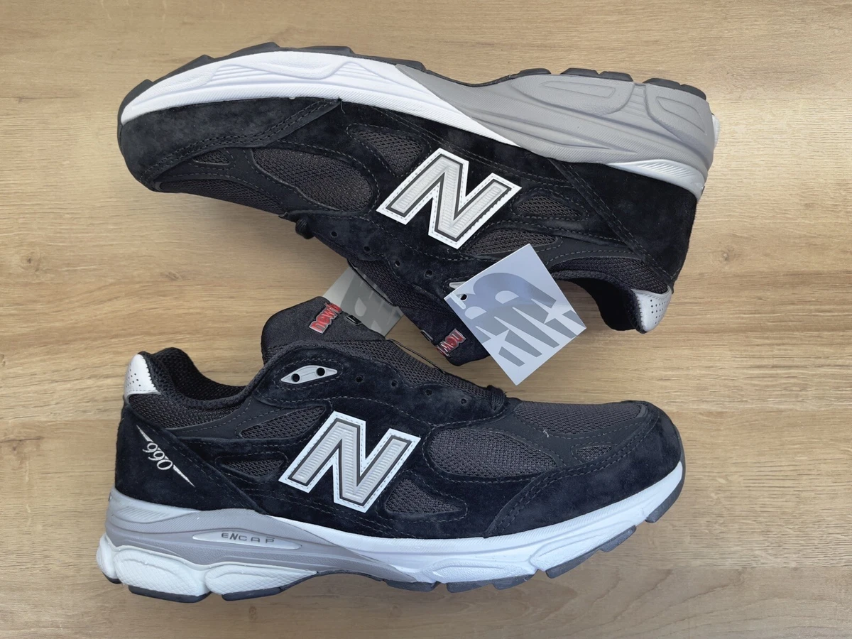 New Balance 990v3 Made In USA Men's Black Shoe's Size