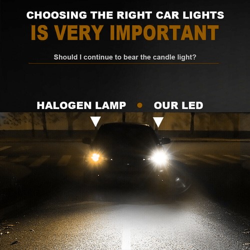 For Honda Accord 2006-2009-2010-2012 LED Headlight Hi-Lo+Fog Light Bulbs 6000K - Picture 7 of 12