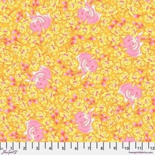 Fat Quarter Free Spirit Tula Pink "Besties" Chubby Cheeks Buttercup Hamsters