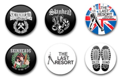 Skinhead Button 25MM 1