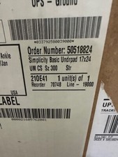 Disposable Underpad Simplicity  Basic 17 X 24 Inch Fluff Light Absorbency