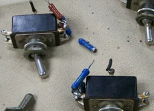 2PC Vintage  Arrow H&H Toggle switch Ball DPST 6 Terminals 3A 250v 6A 125V