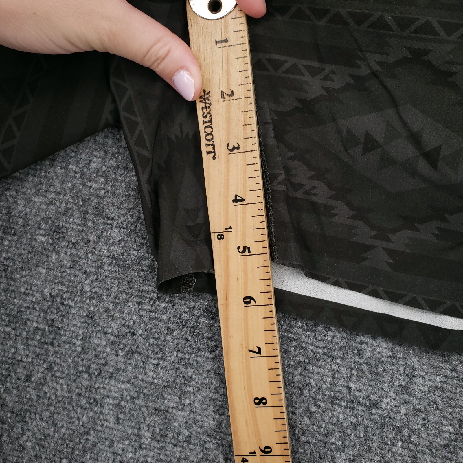 Chubbies Shorts Mens M Medium Black Unlined Athlounger Ultimate Training Aztec