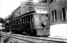 Car #12 Canton New Philly Railway Postcard Trolley Interurban RPPC Reprint